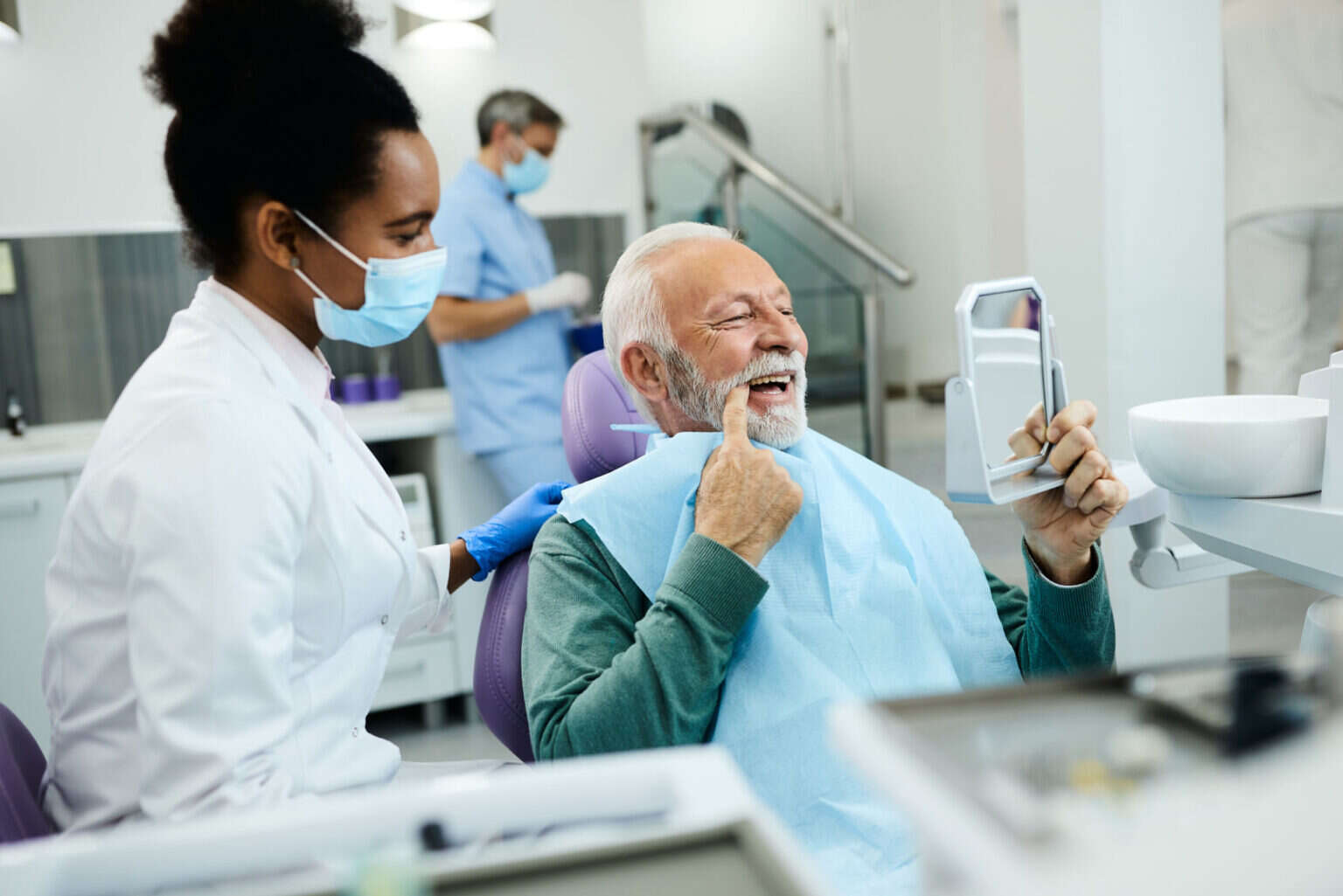 senior dental care ensuring healthy gums